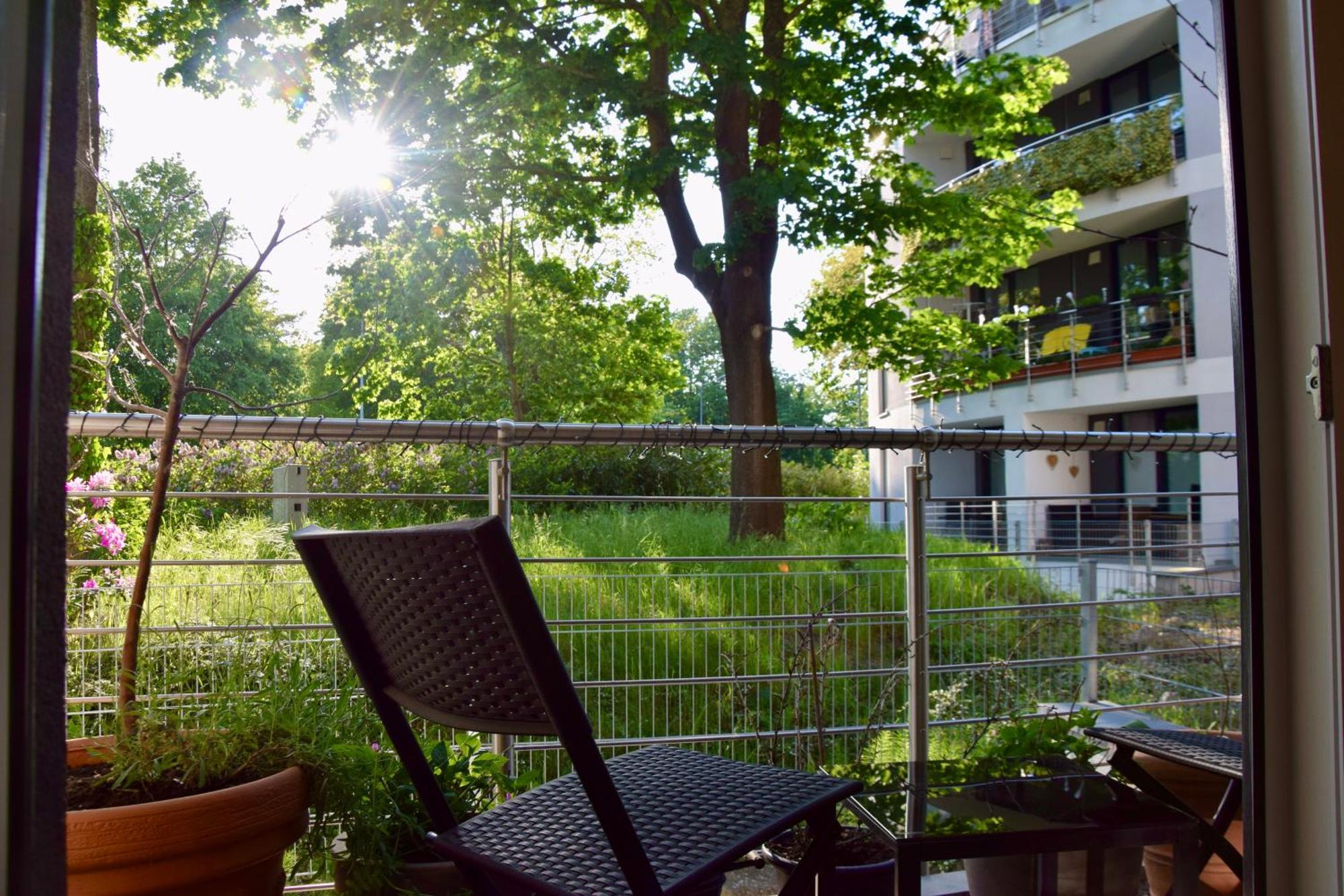 Stilvolle Wohnung Mit Balkon & Parkplatz Росток Экстерьер фото